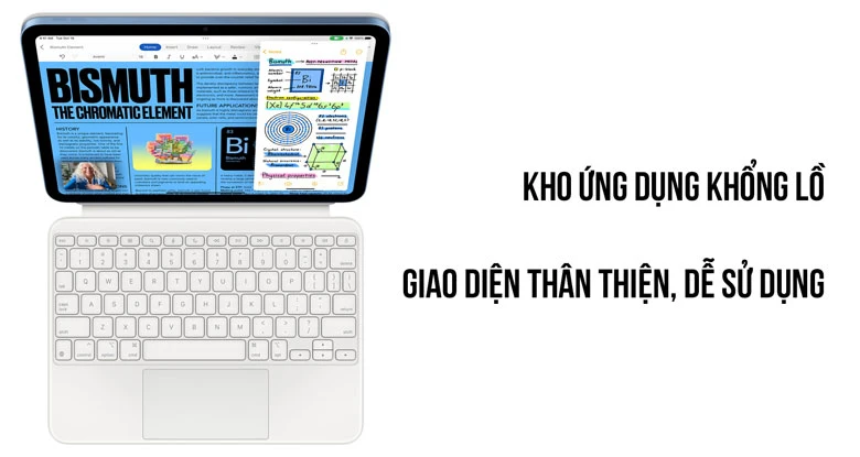 Máy tính bảng Apple iPad 10 2022 WiFi 64GB Blue MPQ13ZA/A - Hệ điều hành iPadOS 16 mới nhất