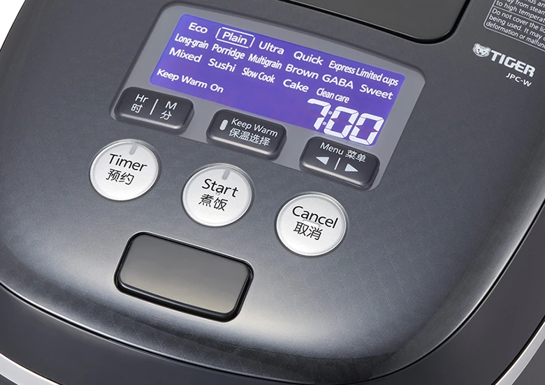 Nồi cơm áp suất cao tần Tiger JPC-W18W-KM vệ sinh dễ dàng
