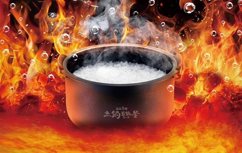 Nồi cơm điện tử cao tần áp suất Tiger JPK-W18W-T lòng nồi 5 lớp mang đến những bát cơm ngon