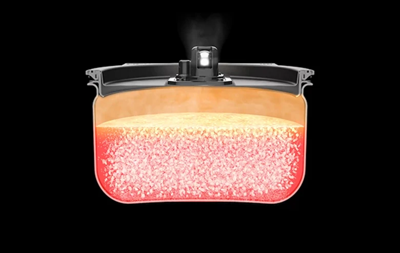 Nồi cơm áp suất cao tần Tiger JPM-H18V-KZ truyền nhiệt tốt