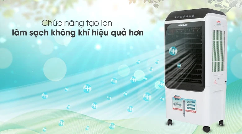 Quạt điều hòa Sunhouse SHD7727 chức năng tạo ion không khí trong lành