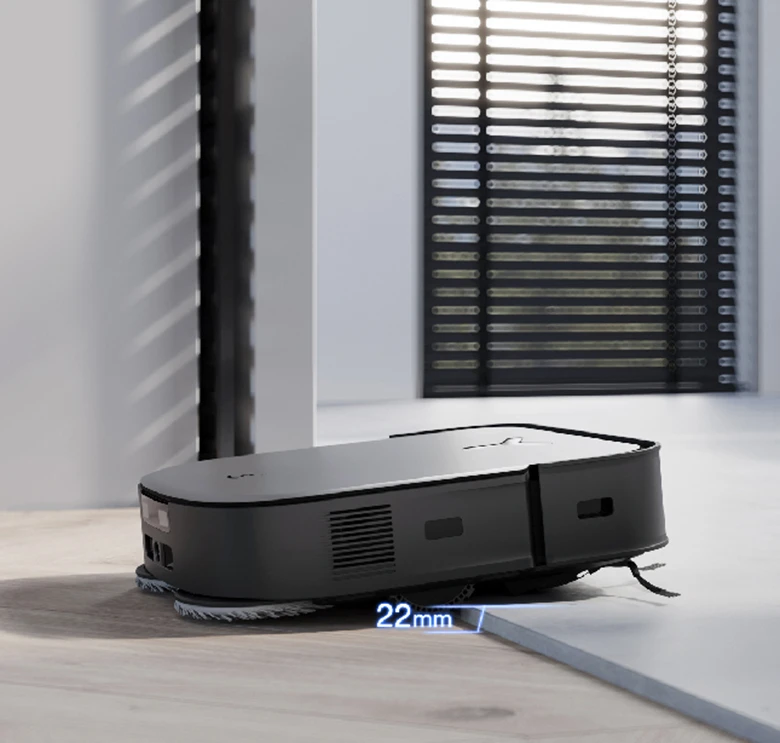 Robot hút bụi lau nhà Ecovacs Deebot X2 Combo vượt chướng ngại vật