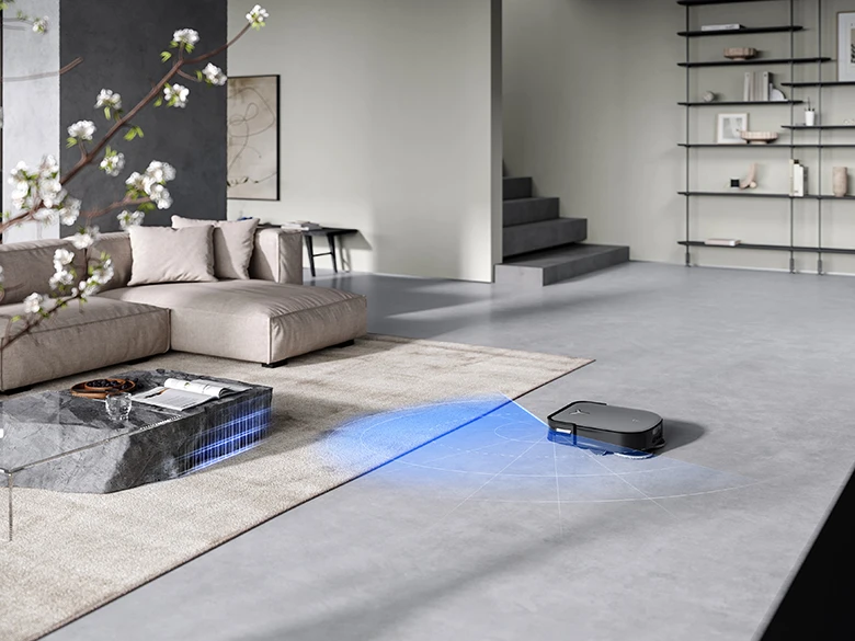 Robot hút bụi lau nhà Ecovacs Deebot X2 Omni bản đồ 3D