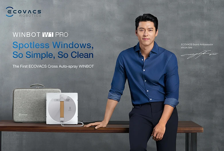 Robot lau kính Ecovacs Winbot W1 Pro