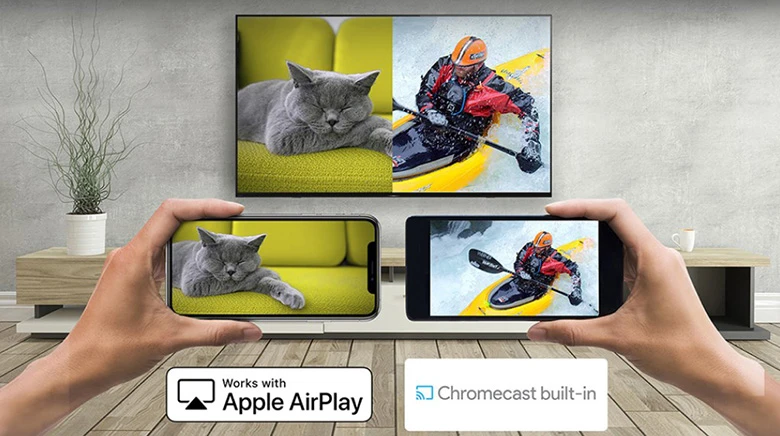 Google Tivi Sony 4K 85 inch K-85S30 kết nối Apple AirPlay 2 