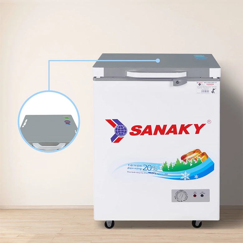 mặt kính - Tủ đông SANAKY VH-1599HYK