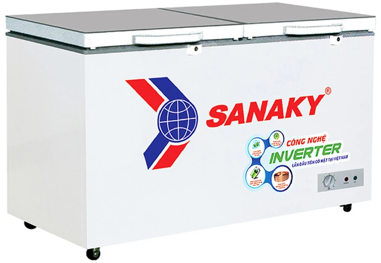 Tủ đông Sanaky Inverter 305 lít VH4099A4K tiết kiệm điện
