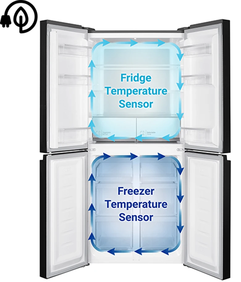 cảm biến kép Tủ lạnh Hitachi HR4N7522DSDXVN