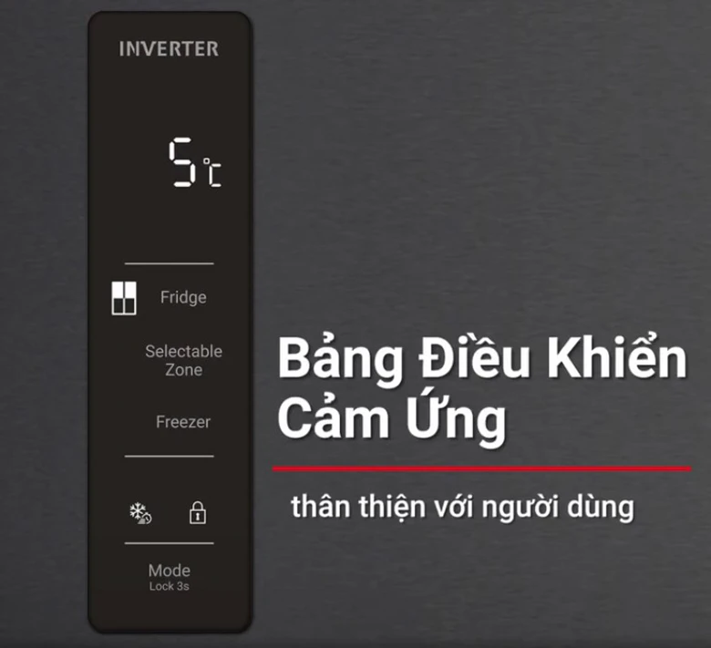 Tủ lạnh Hitachi HR4N7522DSDXVN điều khiển cảm ứng
