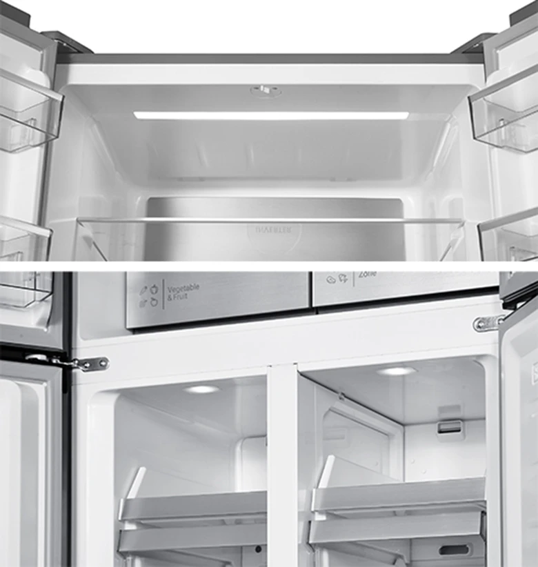 Tủ lạnh Hitachi HR4N7522DSDXVN đèn led chống chói