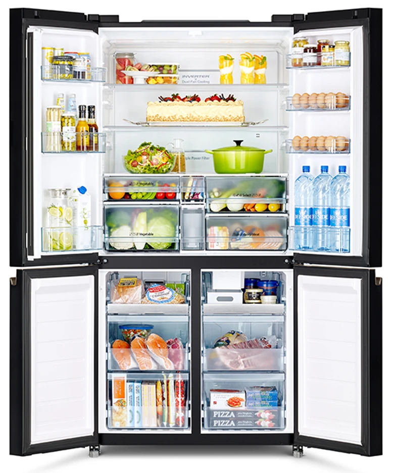 Tủ lạnh Hitachi Inverter 569 lít R-WB640PGV1(GCK) 4 cánh