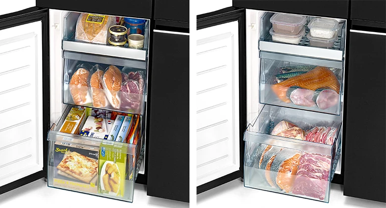 Tủ lạnh Hitachi Inverter 569 lít R-WB640PGV1(GCK) chuyển đổi đa năng