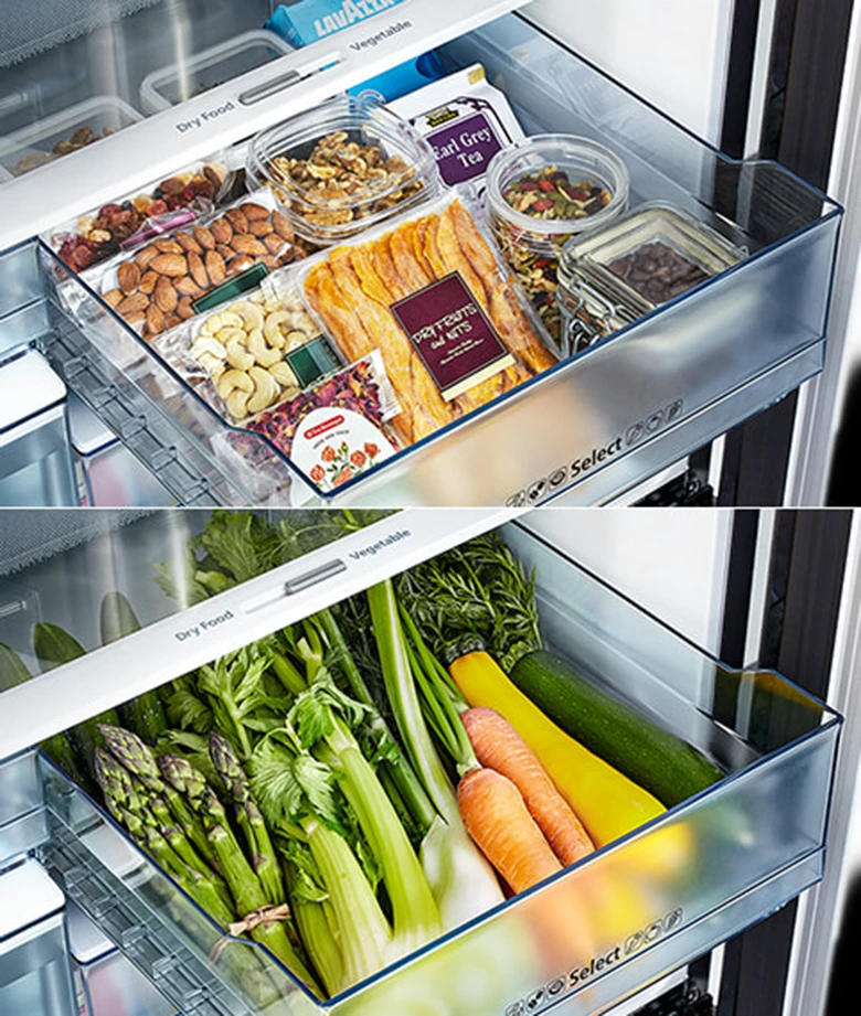 Tủ lạnh Hitachi Inverter 569 lít R-WB640PGV1(GCK) ngăn khô-rau củ