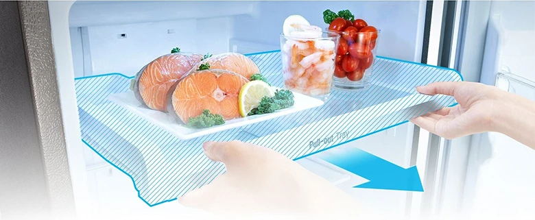 Tủ lạnh LG Inverter 266 lít LTB26SVM khay kéo linh hoạt