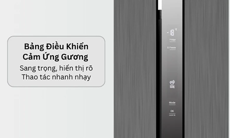 Tủ lạnh LG LFB47BLG - Bảng điều khiển cảm ứng