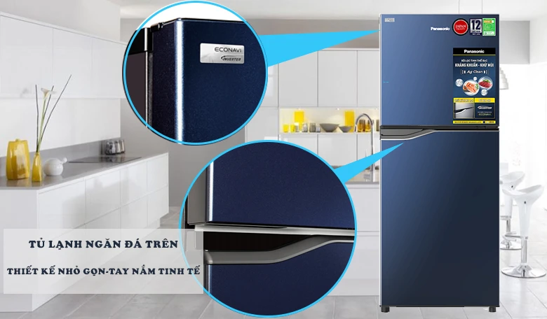 Tủ lạnh Panasonic Inverter 188 lít NR-BA229PAVN thiết kế sang trọng
