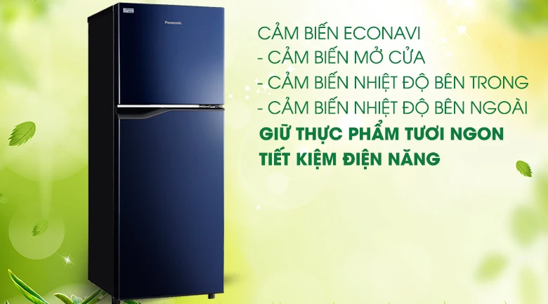 Tủ lạnh Panasonic Inverter 188 lít NR-BA229PAVN econavi