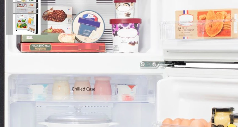 Tủ lạnh Panasonic Inverter 188 lít NR-BA229PAVN ngăn chilled case