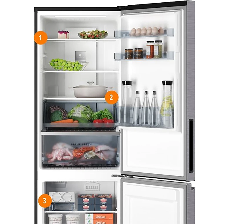 Tủ lạnh Panasonic Inverter 325 lít NR-BC361VGMV có kệ kính chắc chắn