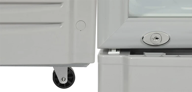 Tủ mát Hòa Phát HSR S6280 có khóa và bánh xe