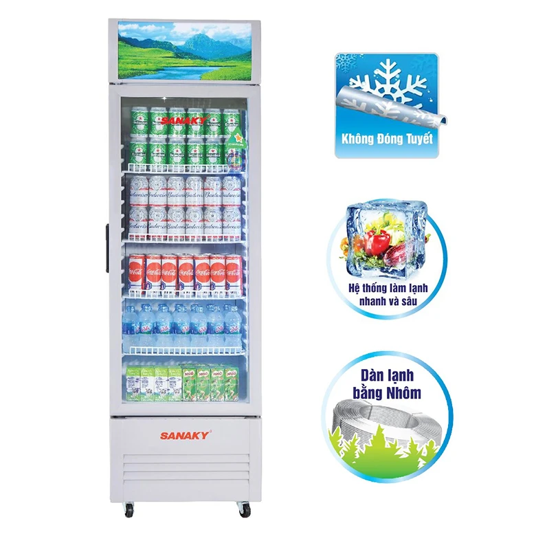 Tủ mát Sanaky 290 lít VH-358KL nhỏ gọn